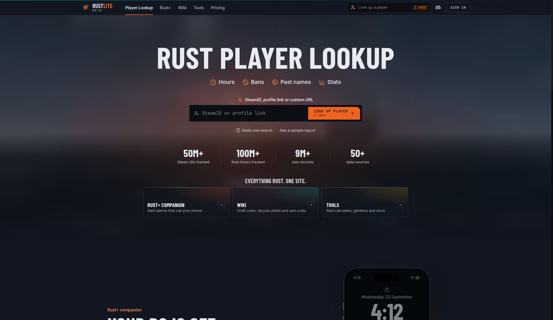 RustLite screenshot