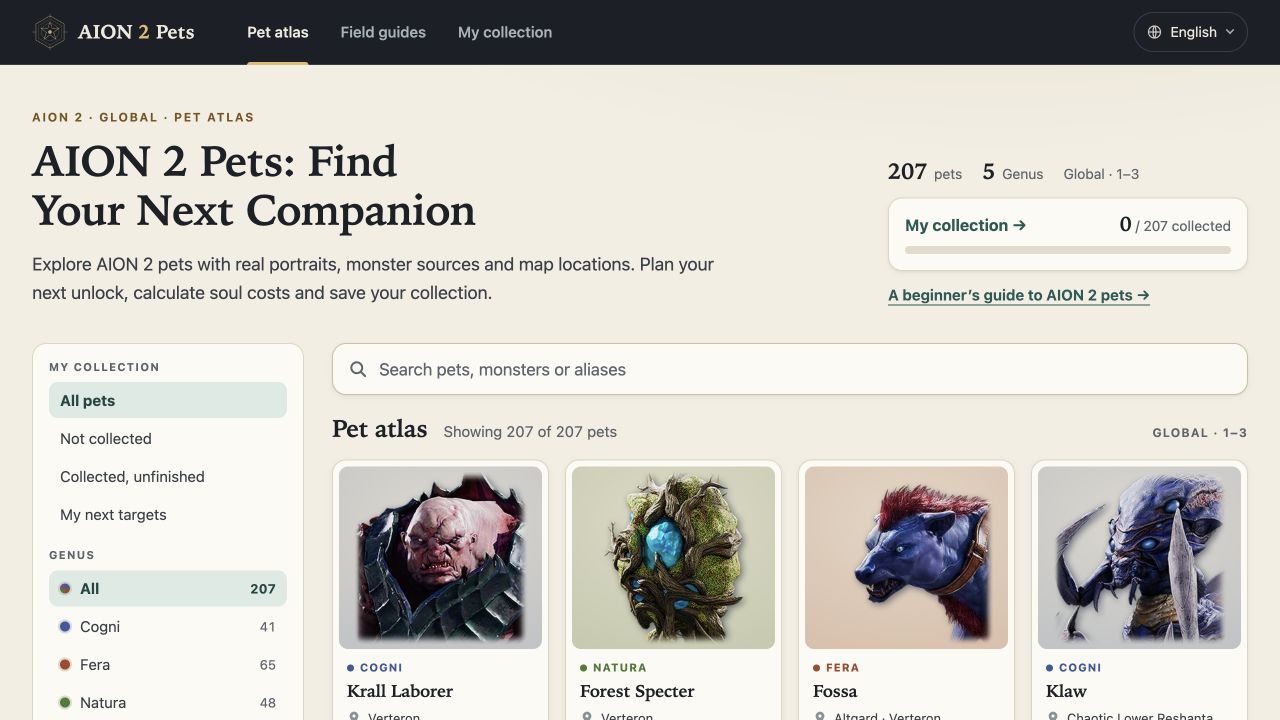 AION 2 Pets screenshot