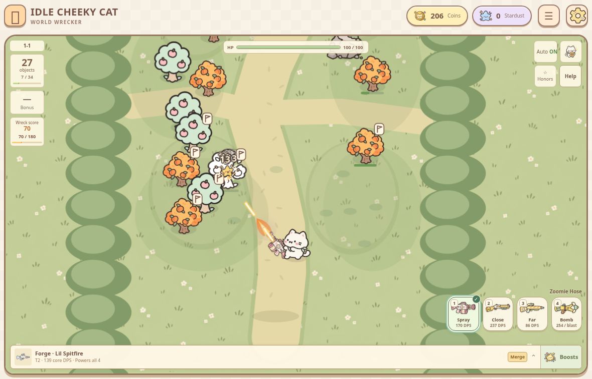 Idle Cheeky Cat screenshot